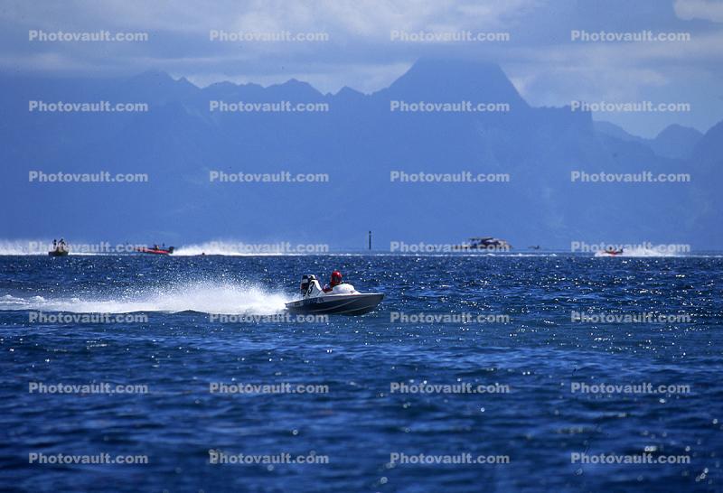 Speedboat Races, Papeete, 25 August 1990