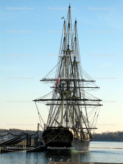 Friendship of Salem, Full rigged ship, replica of a 1797 East Indiaman, Salem, Massachusetts