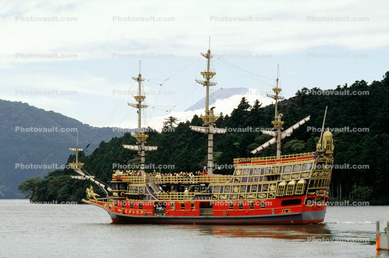 Pirate Ship, Lake Ashi, Kanagawa Prefecture, Honsh 