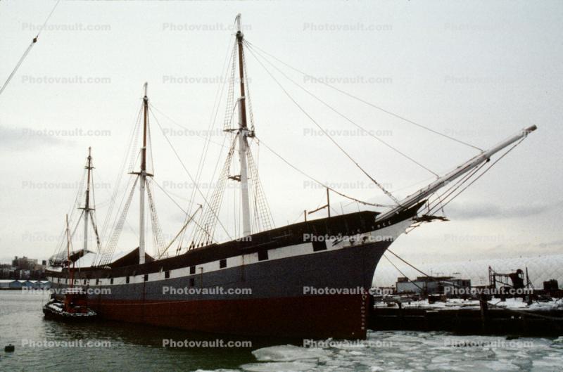 Wavertree, iron-hulled sailing ship, South Street Seaport museum, Manhattan