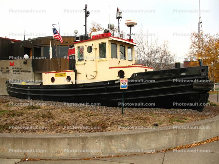 US Army Corps of Engineers, Tug Boat Bayfield, Lake Superior