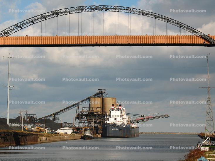 Algolake, Great Lakes self-unloading bulk carrier, Lake Erie, IMO: 7423093