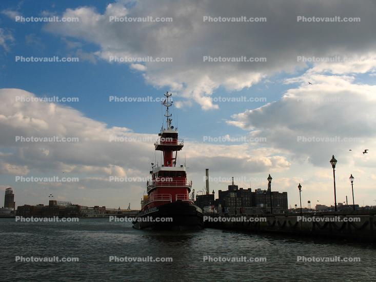 Jane A. Bouchard Pusher Tug, Tugboat, Baltimore Harbor
