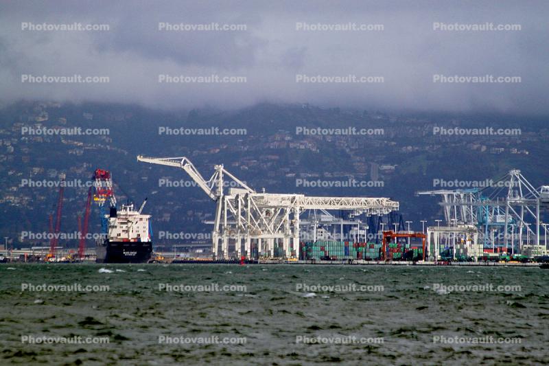 Black Eagle, Cranes, Dock, Containers, Containership