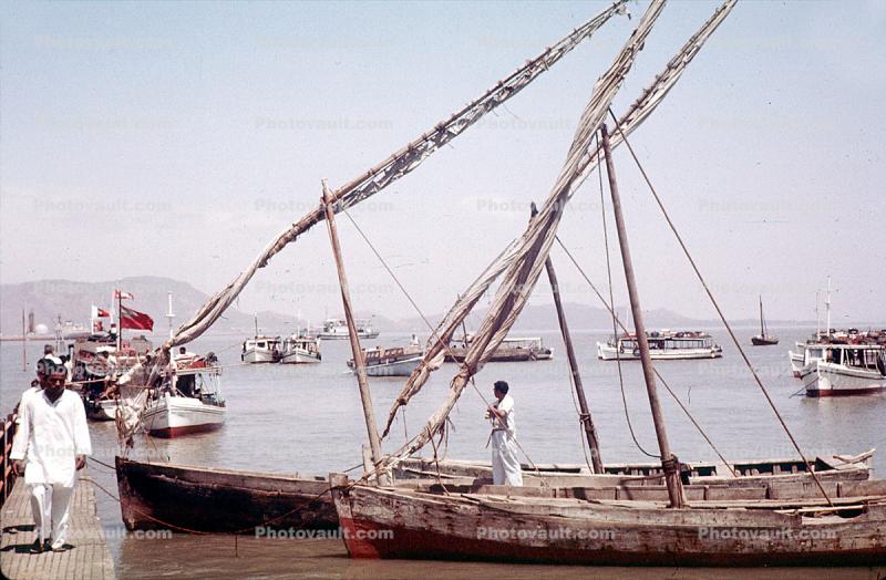Bombay Harbor, Dock, 1950s