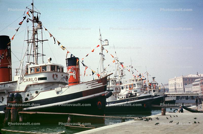 Carlo, Titanus, Dock, Harbor, 1950s
