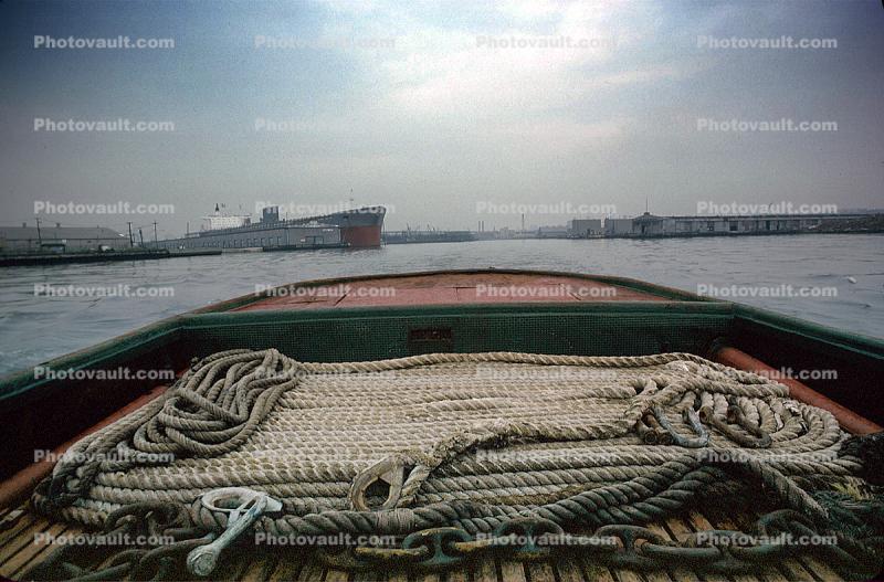 Rope, Tugboat, Harbor, 1978, 1970s
