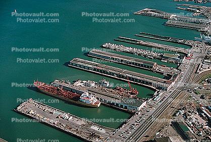The Embarcadero, Dock, Harbor, 1984, 1980s