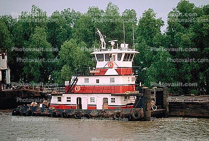 Pushertug Robert, Tugboat, Mississippi River, New Orleans, pushback tug, tractor