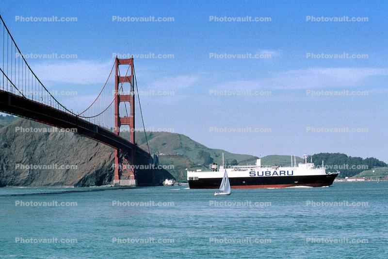 Subaru, car transport, San Francisco Bay, Roro