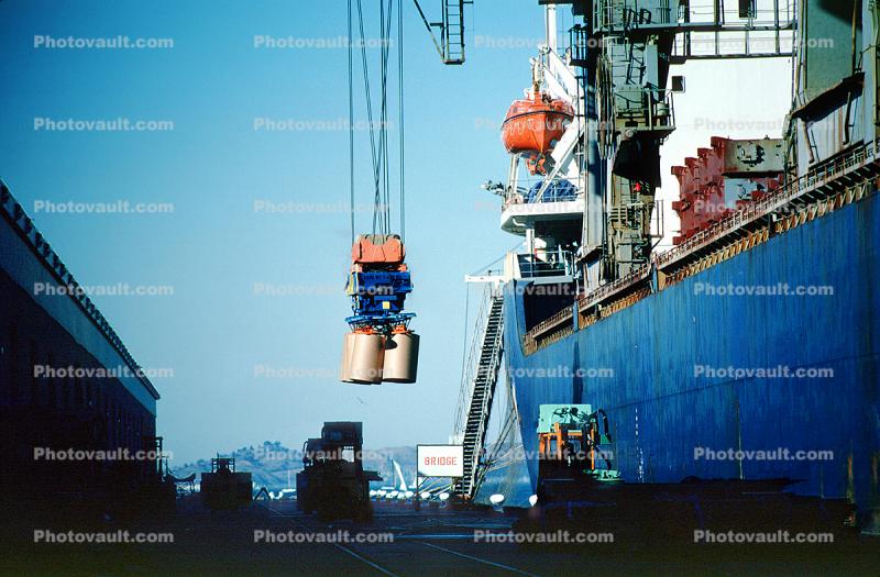 Crane, Dock, Harbor, Star Dieppe, Cargo Ship