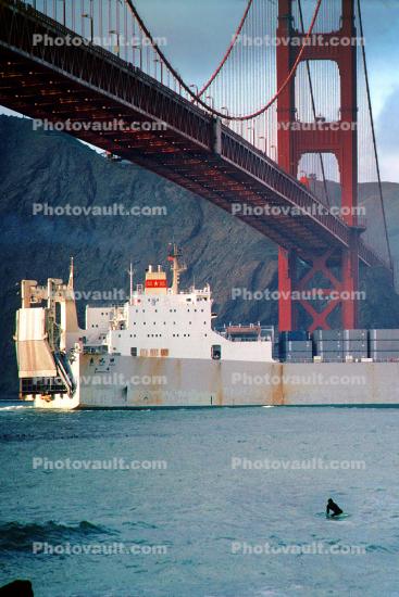 GU BEI KOU, Ro-ro Cargo, Roro, Golden Gate Bridge, IMO: 7822196
