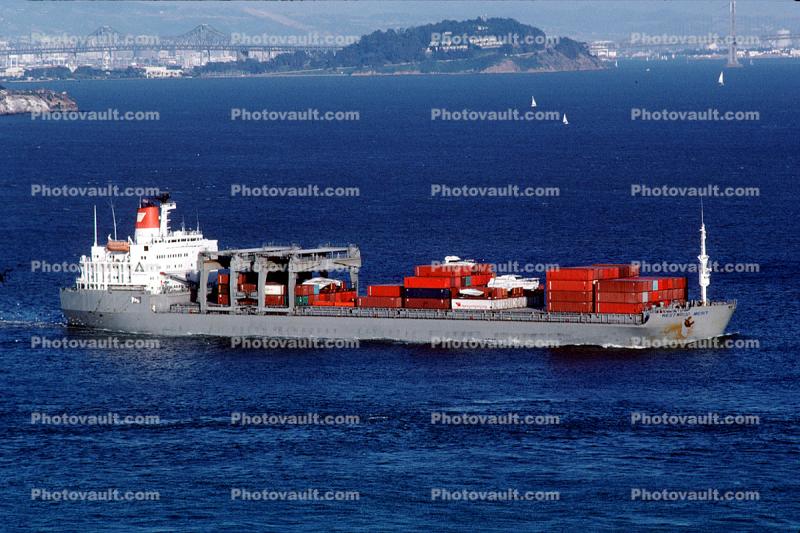 Westwood Merit, IMO: 7516644, containership