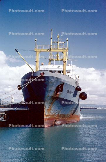 Novodrutsk Research Vessel, Dock, Harbor, IMO: 8031299, trawler