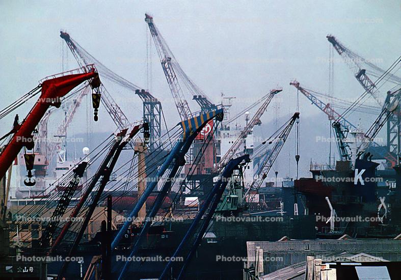 Gantry Crane, Dock, Harbor, Pusan, South Korea