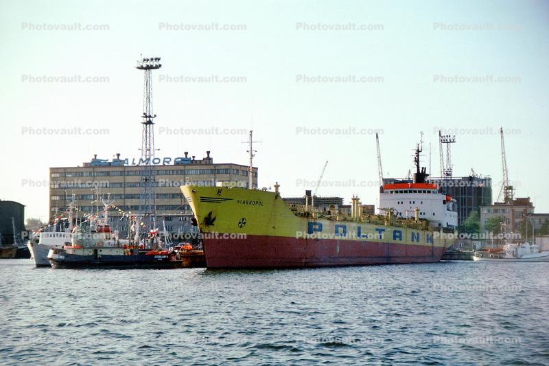 Siarkopol, Poltank, Oil/chemical Tanker, IMO: 7364089, Gdansk Harbor, Dock, Harbor