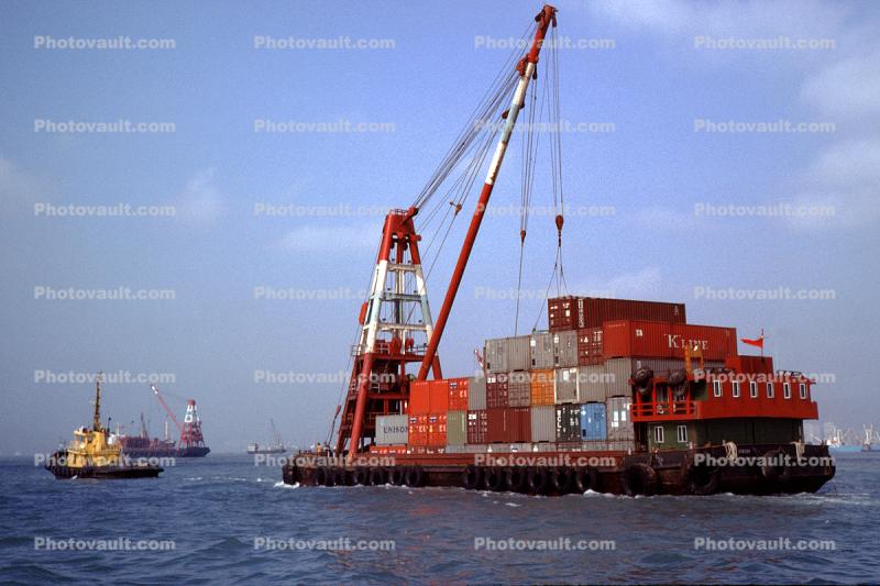 K-Line barge, Dock