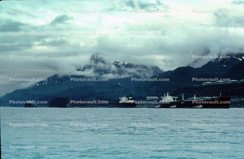 Oil Tanker, Alaska Pipeline Terminus, Valdez, Harbor, Supertanker, Arco Independence, IMO: 7390076