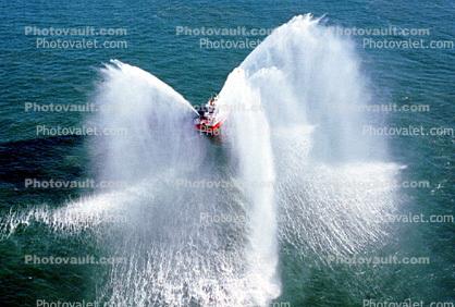 Spraying Fireboat