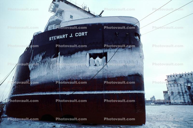 Great Lakes Ore Ship, Bulk Carrier, Stewart J. Cort, IMO: 7105495