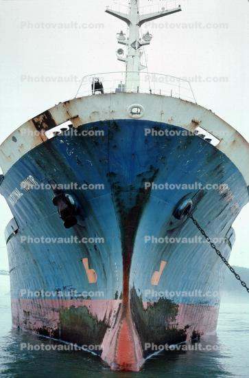 Harbor, National Honor Containership, IMO: 7915242, head-on