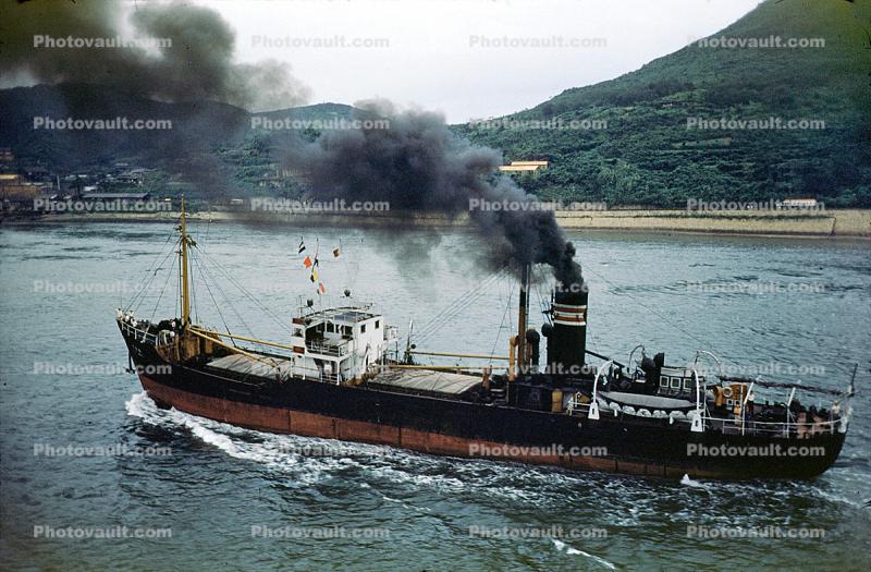 Old Steamer, Atami, Japan, 1952, 1950s