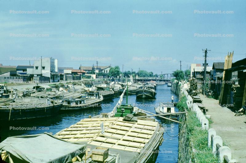 Dock, Harbor, Yokohama, Japan, 1950s