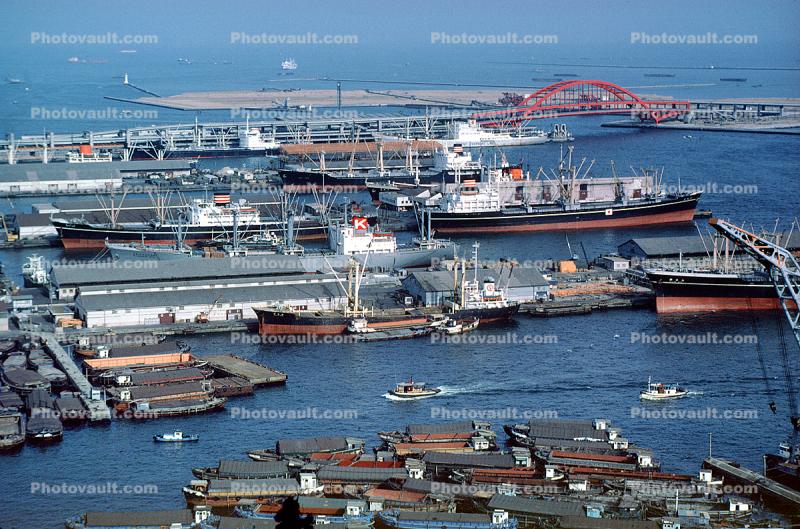 Dock, Harbor, Bridge, Piers, Kobe