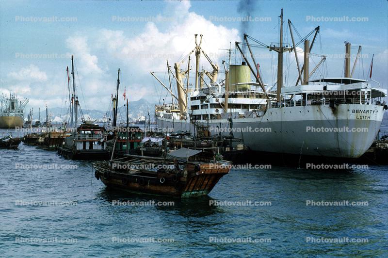 Benarty Leith, Freight Ship, Dock, Harbor, 1971, 1970s