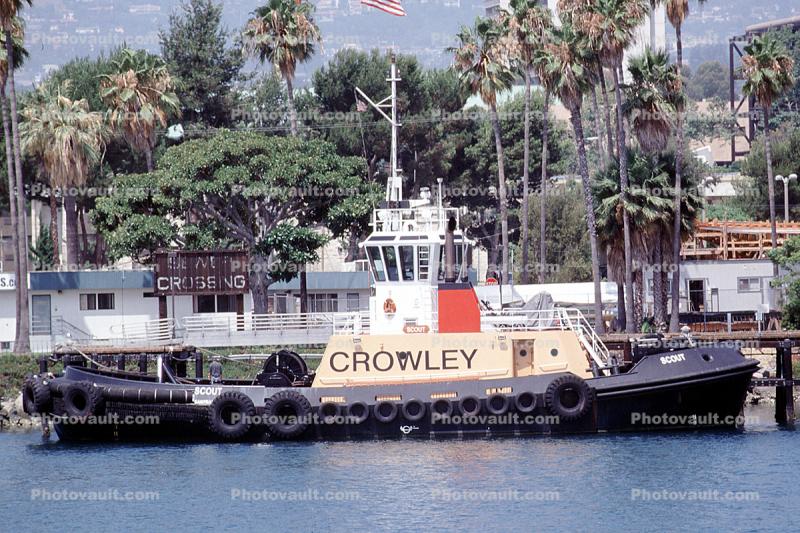 Crowley Scout, towing vessel, tugboat, Harbor class tractor tug, San Pedro