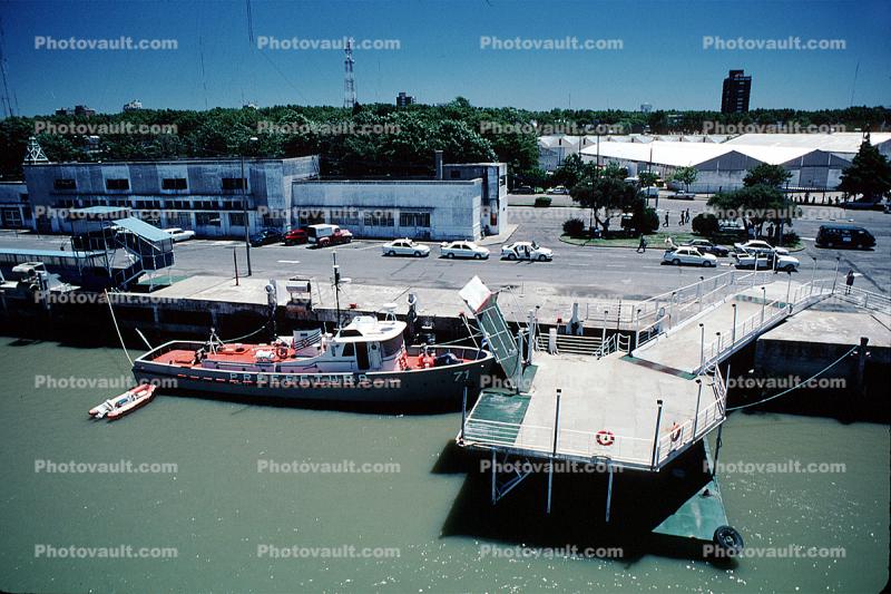 Tugboat, Dock, Harbor, pier, Colonia Uruguay