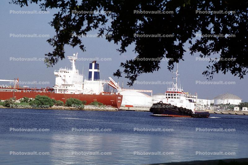 Tugboat, Tampa Bay, Dock, Harbor