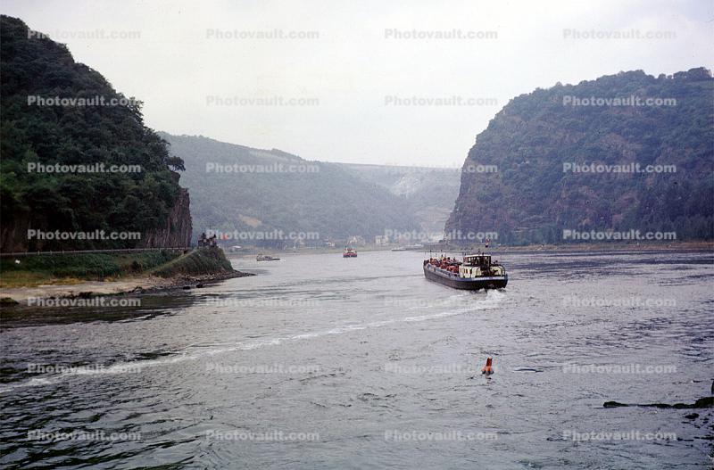(Rhein), Rhine River, September 1960