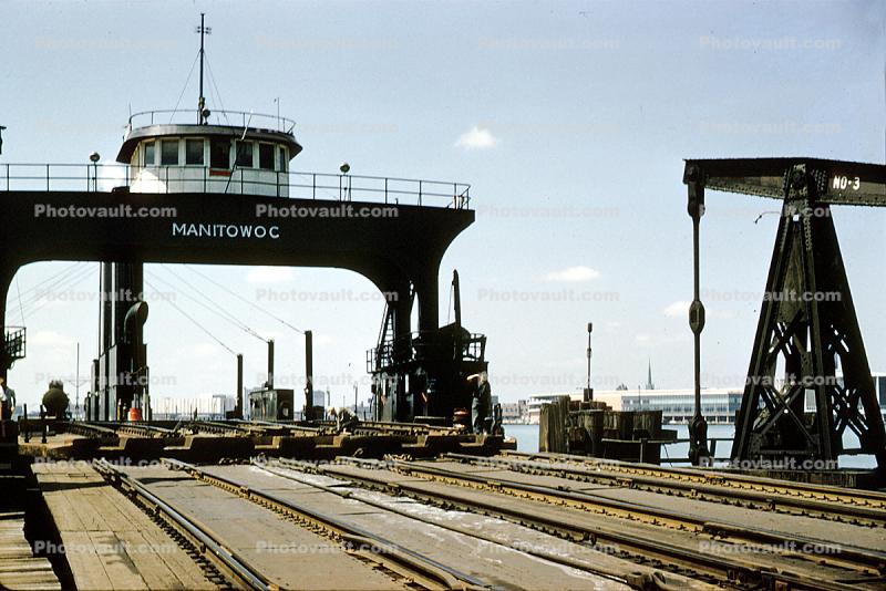 Manitowoc, Rail Ferry, Ferry, Ferryboat