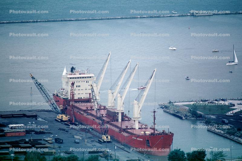 Federal Saguenay, Bulk Carrier, IMO: 9110913, Cranes, Dock, Cleveland, redboat, redhull, harbor