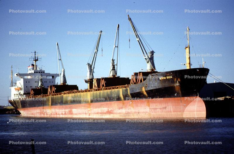 Singa Sea, IMO: 7404724, Bulk Carrier, Empty Cargo Ship, Corpus Christi