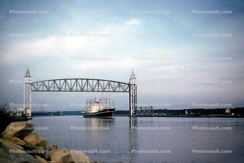 Cape Cod Canal, Massachusetts, Cape Cod Canal Railroad Bridge, Lift Bridge,  Bourne