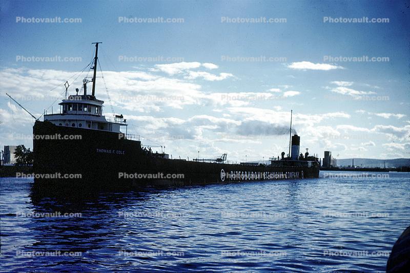Thomas F. Cole, Ore Carrier, Bulk Carrier, Pittsburgh Steamship Company, IMO: 5359248, 1949, 1940s