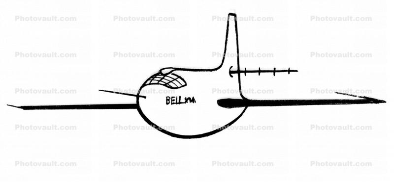 Bell X-1 outline, shape
