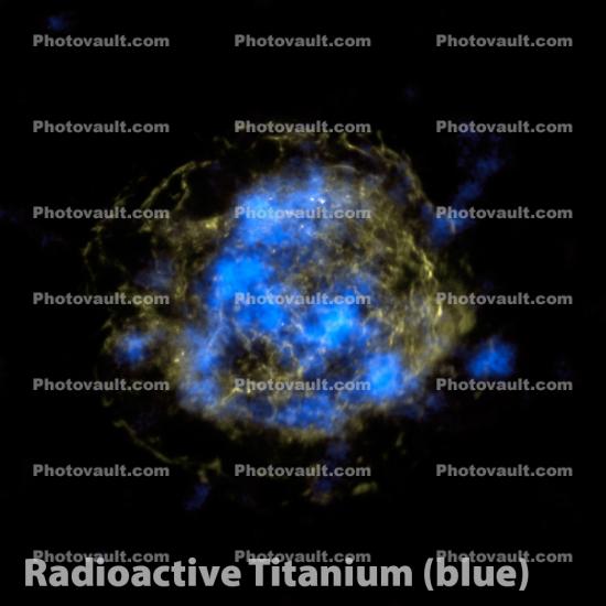 Radioactive Core of a Dead Star, Radiocactive Titanium
