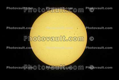 Full Solar Disk, Sun Spots