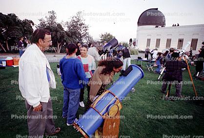 Star Party, telescopes, Griffith Park Observatory