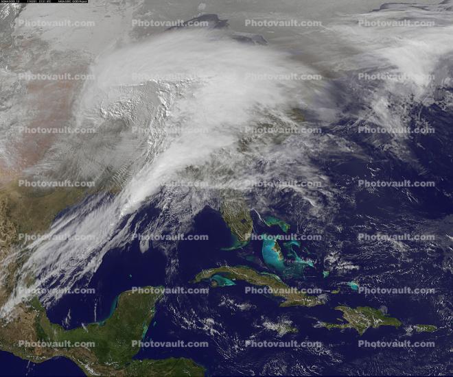Storm of February 1?2, 2011, Cuba, Yucatan, Carribean, Gulf of the Mexico
