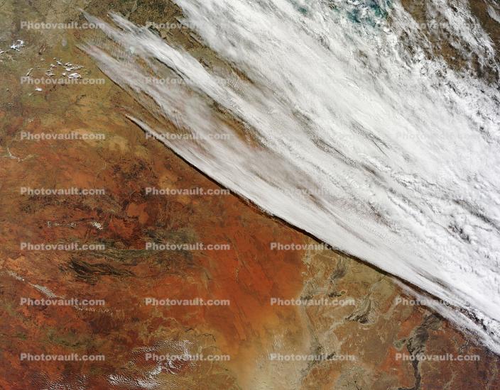 Unsettled Weather Across Central Australia, 2013