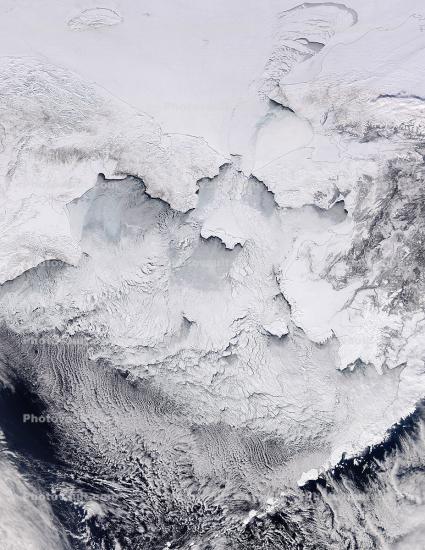 Sea Ice, Bering Sea, 2012, Climate Change