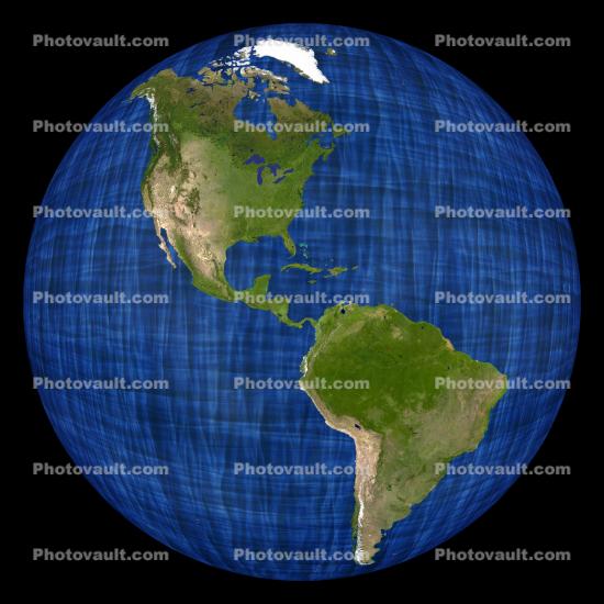 the Western Hemisphere, the Americas, North America, South America, land masses