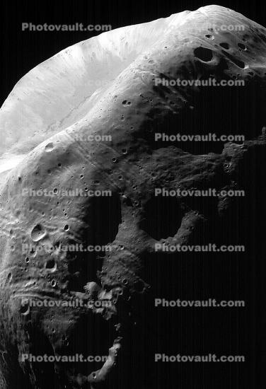 Phobos, one of the moons of Mars