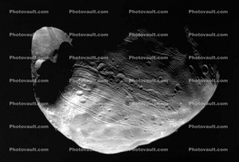 Phobos, one of the moons of Mars