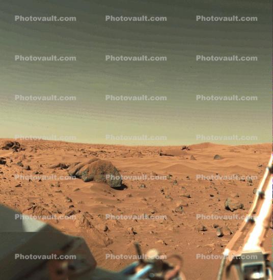 Martian Landscape, rocks, sand