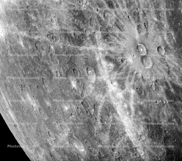 two prominent craters of Mercury